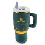 Haute Diggity Dog Holiday Snuggly Cup - Green Plush Dog Toy