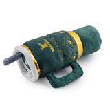 Haute Diggity Dog Holiday Snuggly Cup - Green Plush Dog Toy