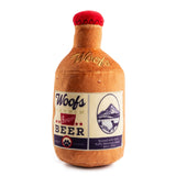 Haute Diggity Dog Woofs Beer Bottle Plush Dog Toy
