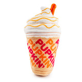 Haute Diggity Dog Pupkin' Donuts Iced Coffee Plush Dog Toy