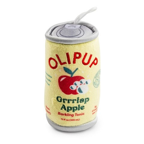 Haute Diggity Dog Olipup Soda Grrrisp Apple Plush Dog Toy