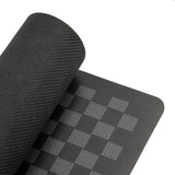 Haute Diggity Dog Black Checker Chewy Vuiton Bundle (Set of 2 Bowls & Mat)
