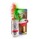 Haute Diggity Kitty White Paw Kitty Seltzer & Pawpermint Cattini Christmas Organic Catnip Cat Toy