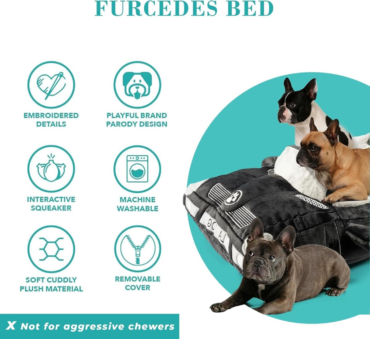 Haute Diggity Dog Furcedes Car Pet Bed