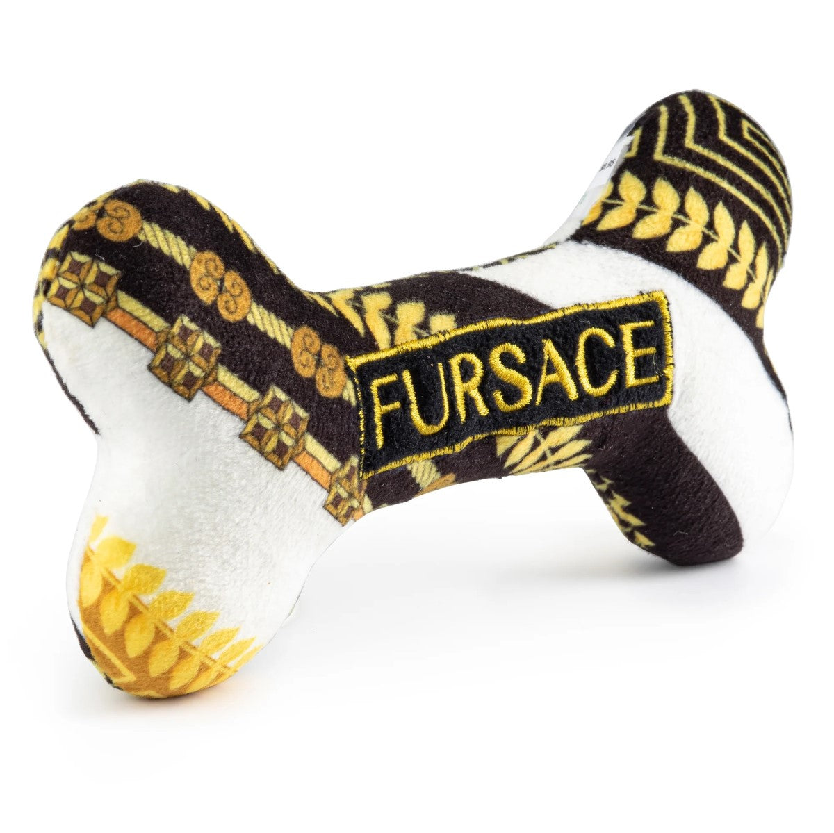 Haute Diggity Dog Fursace Bone Plush Dog Toy