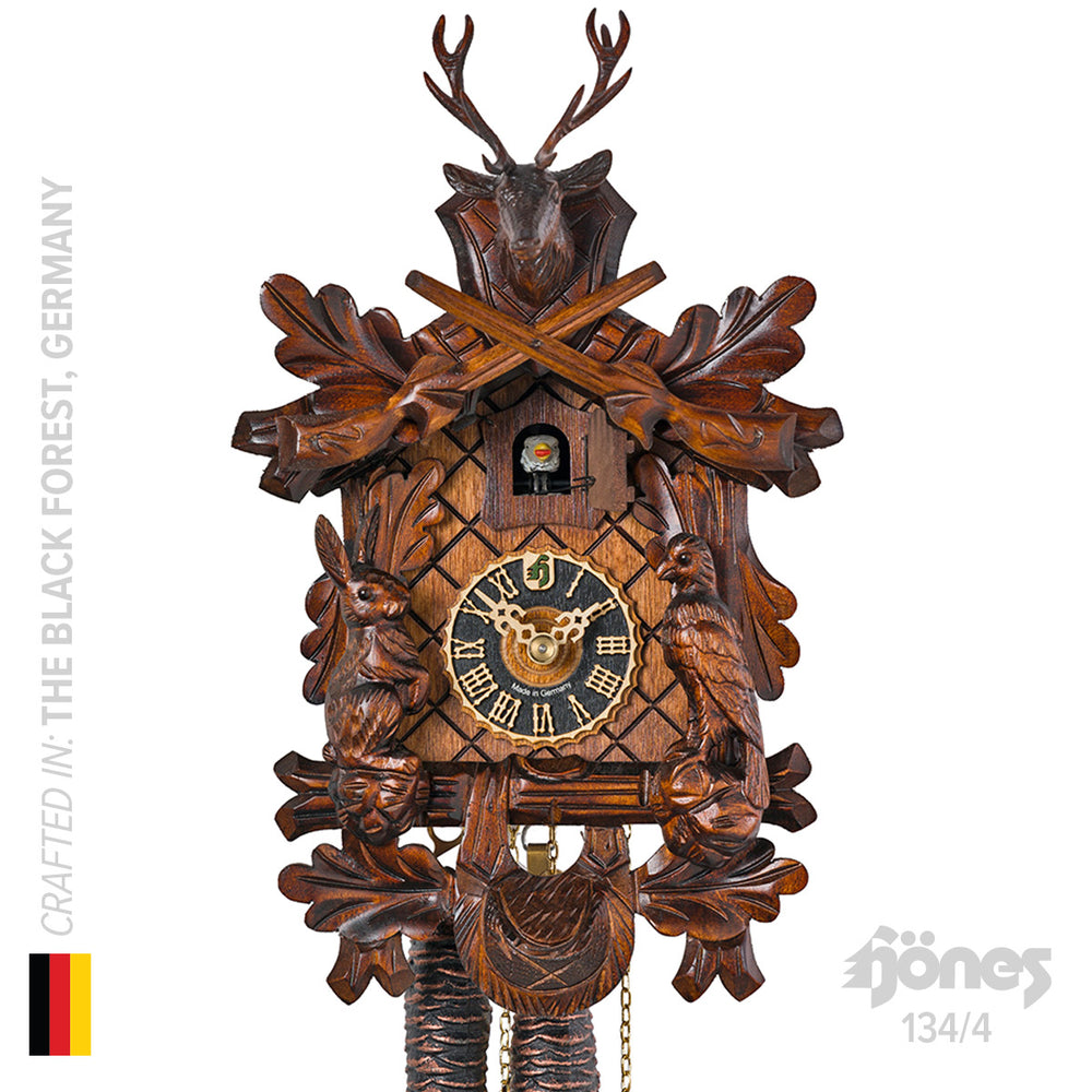 Hermle Hunter 1-Day Cuckoo Clock, 134/4