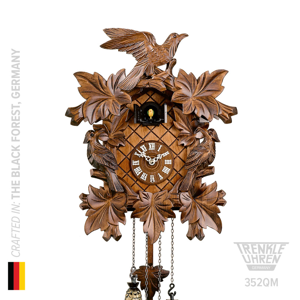 Hermle Three Bird Quartz Cuckoo Clock, 352QM