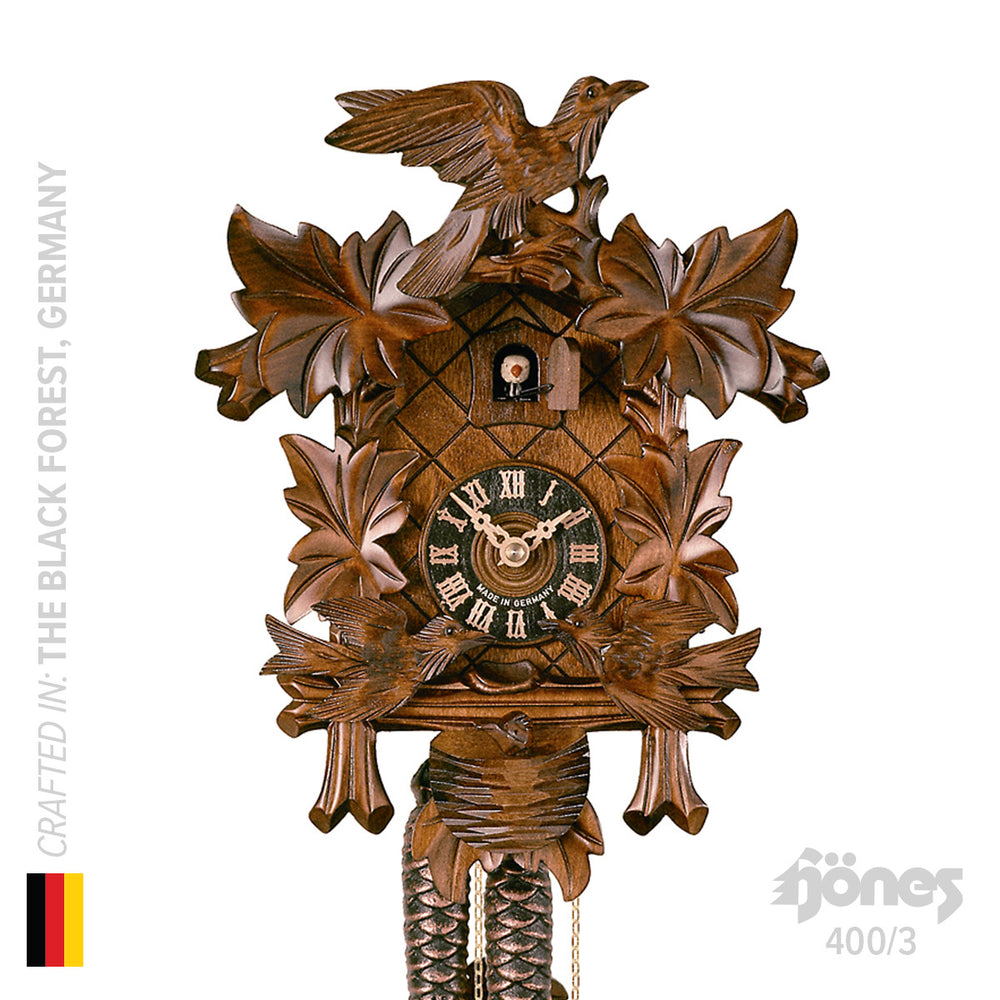 Hermle Bird's Nest 1-Day Cuckoo Clock, 400/3