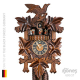 Hermle Leaf & Bird Musical 1-Day Cuckoo Clock, 600/3T