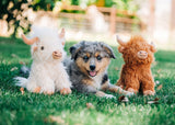 Multipet Highland Cow Plush Dog Toy (Multiple Styles Available)