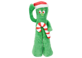 Multipet Holiday Gumby With Santa Hat and Candy Cane Plush Dog Toy 10"