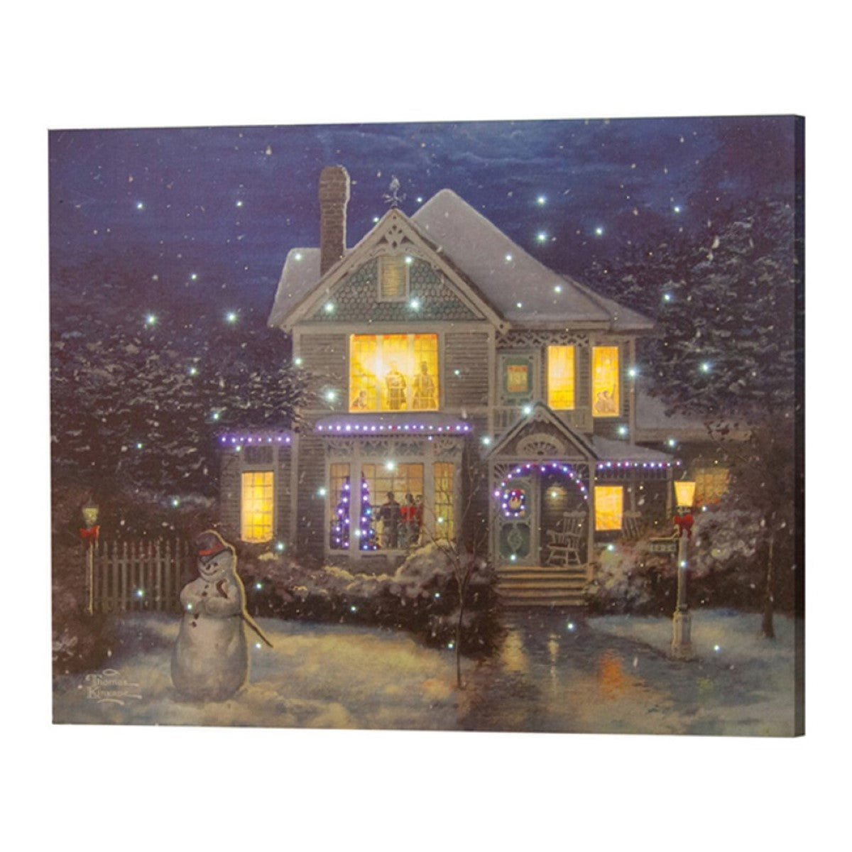 Holiday Cheer Fiber Optic Canvas By Manual Woodworkers & Weavers