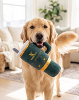 Haute Diggity Dog Holiday Snuggly Cup - Green Plush Dog Toy