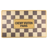Haute Diggity Dog Tan Checker Chewy Vuiton Placemat