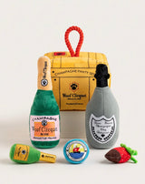 Haute Diggity Dog Woof Clicquot - Pawty Set Plush Dog Toy