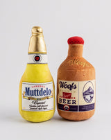 Haute Diggity Dog Muttdelo Beer Bottle Plush Dog Toy