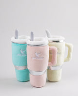 Haute Diggity Dog Snuggly Cup - Blush Plush Dog Toy