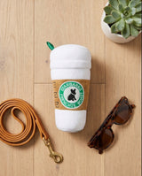 Haute Diggity Dog Starbarks Coffee Cup with Lid Plush Dog Toy