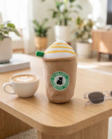 Haute Diggity Dog Starbarks Frenchie Roast with Straw Plush Dog Toy