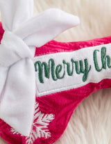 Haute Diggity Dog Puppermint Bone - Merry Plush Dog Toy