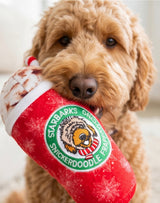 Haute Diggity Dog Starbarks Snickerdoodle Frappawcino Holiday Plush Dog Toy