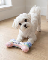 Haute Diggity Dog Pink Ombre Chewy Vuiton Bone Plush Dog Toy