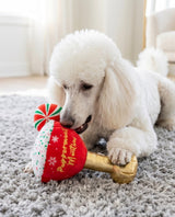 Haute Diggity Dog Puppermint Muttini Holiday Plush Dog Toy