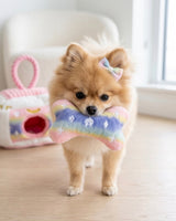 Haute Diggity Dog Pink Ombre' Chewy Vuiton Trunk Plush Dog Toy