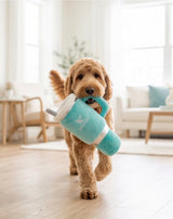 Haute Diggity Dog Snuggly Cup - Teal Plush Dog Toy