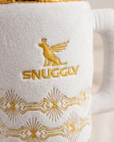 Haute Diggity Dog Holiday Snuggly Cup - Ivory Plush Dog Toy