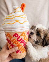 Haute Diggity Dog Pupkin' Donuts Iced Coffee Plush Dog Toy