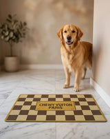 Haute Diggity Dog Tan Checker Chewy Vuiton Placemat