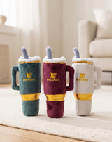 Haute Diggity Kitty Holiday Snuggly Cup 3-Pack (Red, Ivory, & Green) Organic Catnip Cat Toy