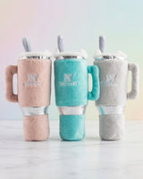 Haute Diggity Kitty Snuggly Cup 3-Pack (Teal, Ivory, Blush) Organic Catnip Cat Toy