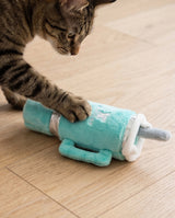 Haute Diggity Kitty Snuggly Cup 3-Pack (Teal, Ivory, Blush) Organic Catnip Cat Toy