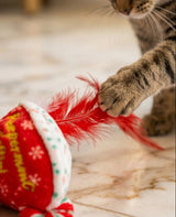 Haute Diggity Kitty White Paw Kitty Seltzer & Pawpermint Cattini Christmas Organic Catnip Cat Toy