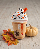 Haute Diggity Dog Pupkin' Donuts Halloween Iced Cup Plush Dog Toy