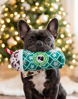 Haute Diggity Dog Starbarks Puppermint Mocha - Green Stars Cup Plush Dog Toy