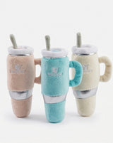 Haute Diggity Kitty Snuggly Cup 3-Pack (Teal, Ivory, Blush) Organic Catnip Cat Toy
