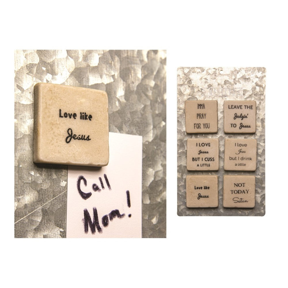 Inspirational Resin Magnets 2" x 2" By Manual Woodworkers & Weavers