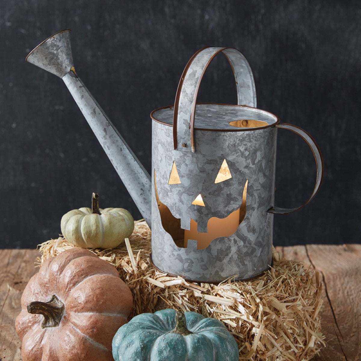 Jack-O-Lantern Watering Can Luminary By CTW Home Collection