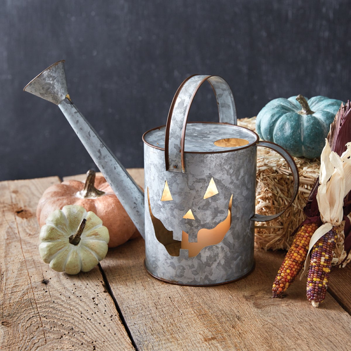 Jack-O-Lantern Watering Can Luminary By CTW Home Collection