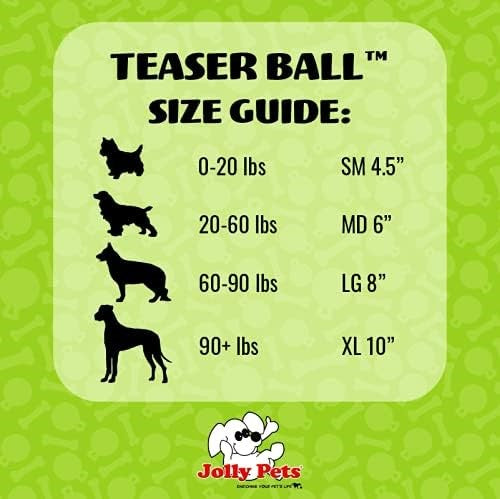 Jolly Pets Teaser Ball Dog Toy (Various Sizes & Colors Available)