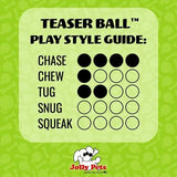 Jolly Pets Teaser Ball Dog Toy (Various Sizes & Colors Available)