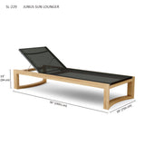 Junus Sun Lounger By Anderson Teak
