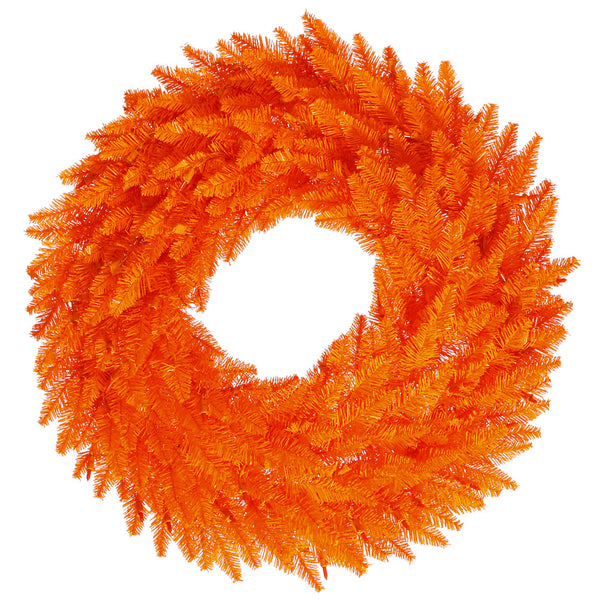 Vickerman Vickerman Orange Fir Artificial Wreath (Multiple Sizes Available)