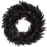 Vickerman Black Fir Artificial Wreath, 24", Unlit
