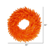 Vickerman Orange Fir Artificial Wreath