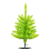 Vickerman Lime Fir Artificial Halloween Tree, 2' x 20", Lime Mini Light