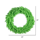 Vickerman Lime Fir Artificial Wreath